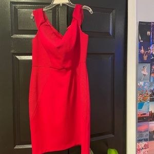 Super cute red elegant dress